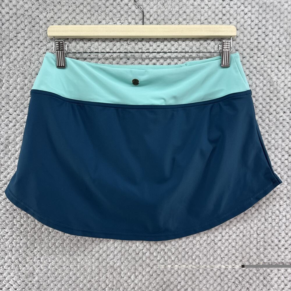 Prana Belltello Swim Skirt Womens M Green Beach Pool Vacation Resort Summer - Picture 6 of 10